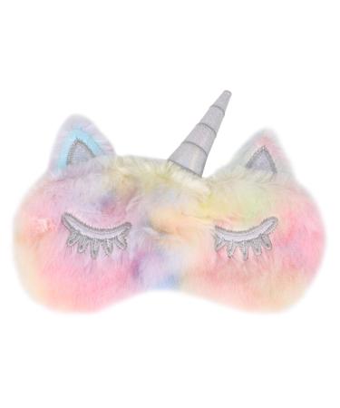 Masque de Nuit Licorne l gant Masque de Sommeil Sombre Confortable et Filles Design Color pour Voyage et D tente