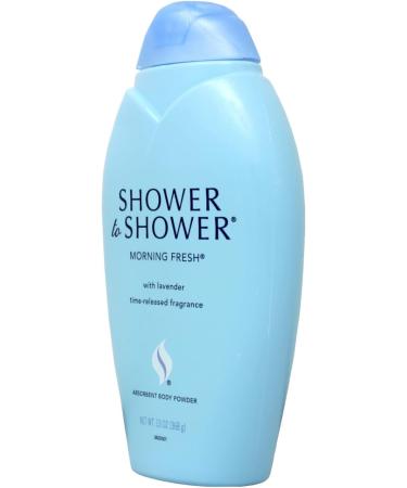 Buy SHOWER TO SHOWER Body Powder Morning Fresh 13 oz - Pack of 10 | International Shipping Available - Buy Online on GoSupps.com