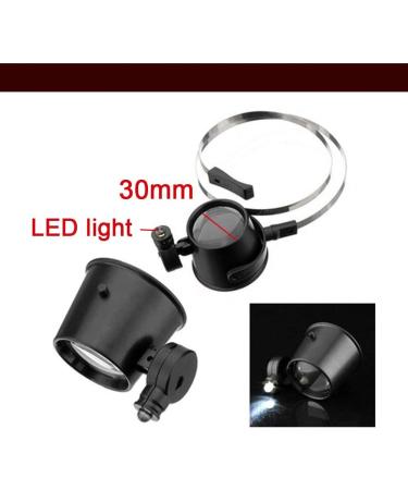 Magnifying Glass 15X Hands Free Headband LED Illuminated Eye Mask Visor Glasses Magnifying - for Mechanical Processing Jewelry Appraisal Watch Repair and Miniature Engraving - Buy Online on GoSupps.com