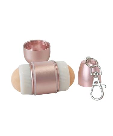 Hemoton Volcanic Stone Oil Absorbing Stick Skin Care Volcanic Stone Oil Absorbing Roller Facial Volcano Bead Oil-absorbing Stone Roller Skincare Tool Oil Absorption Aluminum Shell Ornament