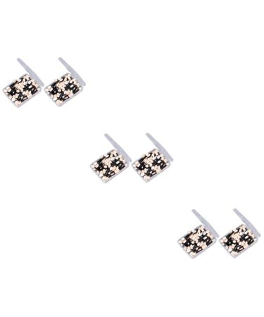 Beavorty 300 Pcs eye makeup Dual Sided Eyeshadow Brush Cosmetic eye shadow stick major Size 2x3pcs Blackx3pcs