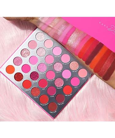 Kara Beauty LIKE TOTALLY Pink Eye Shadow Palette - BEAUTY TALK LA - Buy Online on GoSupps.com