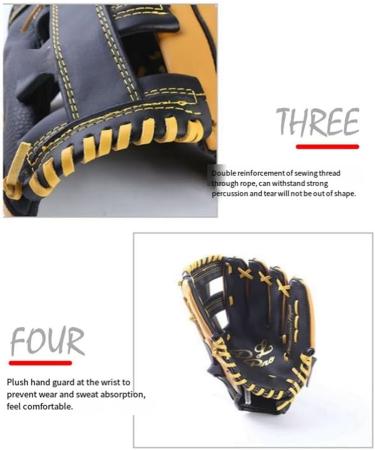 Shop Kcvzitrds 1 Piece Double Layer Cowhide Baseball & Softball Glove 12.5 - Buy Online on GoSupps.com