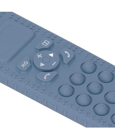 Soft Remote Control Shaped Teething Sensory Toy for Gum Relief - Dark Blue - Buy Online on GoSupps.com