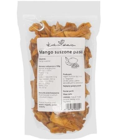  Kuchnia Zdrowia Dried Mango Slices - High Quality - Great Snack - No Unnecessary Additives - Kuchnia Zdrowia - Airtight Packaging with Zipper - Doypack: (500g) - Buy Online on GoSupps.com