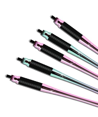 Pack of 10 Mellie's Signature Microblading Disposable Pens - Sterilized Blade - Comfortable Rubber Grip - U18 Nano .15mm Multi Color - Buy Online on GoSupps.com