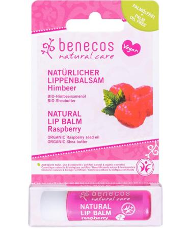 Benecos Lip Balm raspberry (6 x 1 pc)