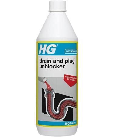 HG Drain Plug Unblocker Liquid Heavy Duty 1L 1x Ashley Wire Waste Clearer Unclogger Snake Tool 3m & 1x CHG Cleaning Gloves (M) - Sink Cleaner Hair Sludge Remover to Unblock Clogged Pipes - Buy Online on GoSupps.com