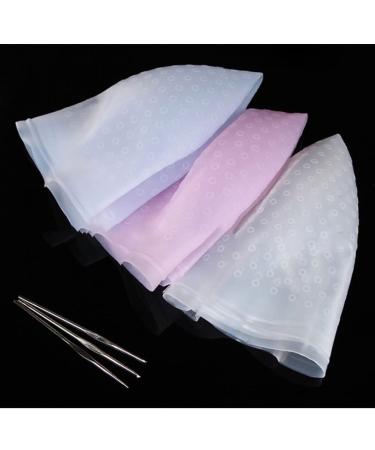 KALLORY Professional Silicone Hair Dye Highlighting Caps | Hair Coloring Kit with Hooks - Buy Online on GoSupps.com