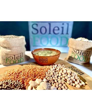 SoleilFOOD 2 kg Dried Chickpeas - Finest Quality GMO-Free Pulses for Hummus | International Shipping - Buy Online on GoSupps.com