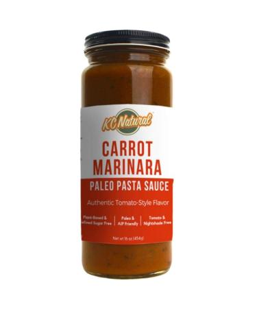 KC Natural - No Tomato Carrot Marinara Sauce - Pizza Sauce - Pasta Sauce - Paleo And AIP Friendly - 16 oz 1 Pound (Pack of 1) - Buy Online on GoSupps.com