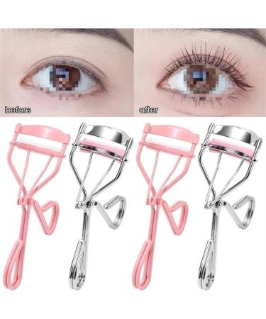 Effortless Lash Curler: Instant Eye-Opening Effect Easy-to-Use Eyelash Curling Tool-Design for Home & Travel(Pink A) - Buy Online on GoSupps.com