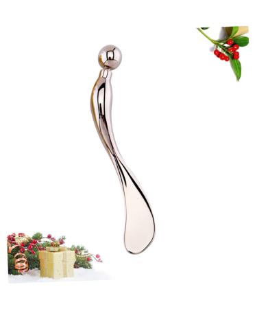 Buy Hemoton Anti-Wrinkle Eye Spoon - Metal Face Cream & Mask Scoop | 9.50x1.50cm | Anti-Aging Essential for Glowing Skin - Buy Online on GoSupps.com
