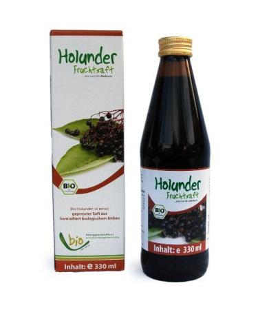 ASPER M HLE Organic Elderberry Juice 100% Glass Bottle 330 ml
