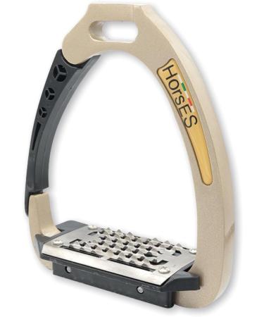 Horses Safety Stirrups - Maximum Comfort & Safety for Riders | Elegant Gold/Black Design - Buy Online on GoSupps.com