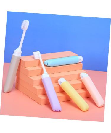 Buy Tovinanna 5-in-1 Collapsible Travel Toothbrush | Portable Mini Oral Care for Daily Use - Ideal for Travel - Buy Online on GoSupps.com