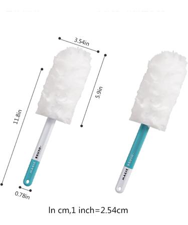 FCSHFC Disposable Dusters for Cleaning Desktop Anti-Static Feather Duster with 3 Pcs Replaceable Head for Car Computer Fan Furniture(C) - Buy Online on GoSupps.com