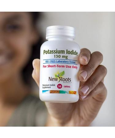 New Roots Herbal Potassium Iodide 130mg Supplement (30 tabs) - YODO Naciente - Exp. 03/2027 - Buy Online on GoSupps.com