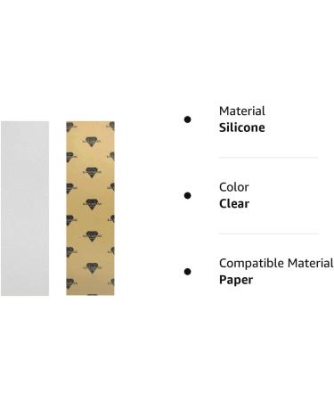 Black Diamond Longboard Skateboard Grip Tape Sheet 10" x 48" Clear - Buy Online on GoSupps.com