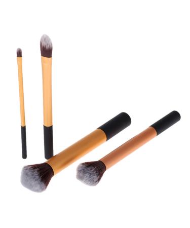TRIXES Set of 4 Soft Makeup Brushes in Hanging Bag - Perfect for Foundation & Powder | International Shipping Available - Buy Online on GoSupps.com