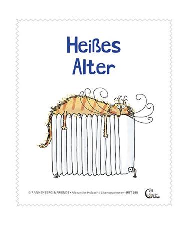 Glasses cleaning cloth - Cat - "Catzz - Hot Age" 15x18cm