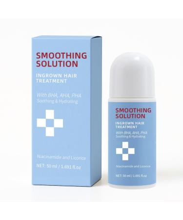 Ingrown Hair Treatment Smoothing Solution for Razor Bumps Hair Removal Aftercare | Hydrating Care for Underarms Legs Arms & Bikini Line - Buy Online on GoSupps.com