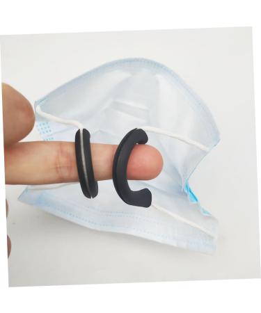 Housoutil 20 Pair Mask Ears Hooks - Silicone Ear Protection Mask Hanging Accessories (3 Colors) - International Shipping Available - Buy Online on GoSupps.com