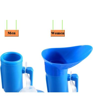 Urinal for Men Women 2000ML 2 in 1 Portable Urinal for Women Urine Bottle Female Urinals Hospital Camping Car Travel Bedside Emergency (white) - Buy Online on GoSupps.com
