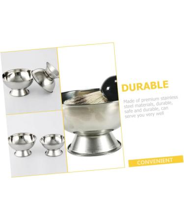 Angoily High Impact Shell Shaving Cup - Rustproof Steel Shaving Bowl for Men | Reusable & Ideal Gift for Households - Buy Online on GoSupps.com