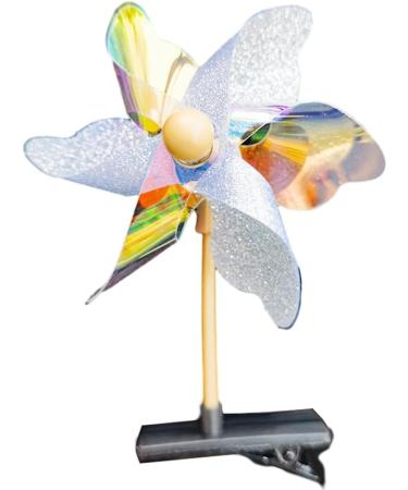 hgnxa Colorful Windmill Shape Hairpins Little Girls Taking Photo Hair Clip Christmas Festival Windmill Hair Clip for Children Five colorful leaves - Buy Online on GoSupps.com