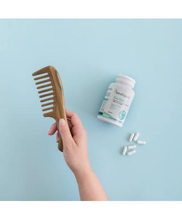 SanaExpert Hair Forte | VITAMINS FOR HAIR GROWTH AND HEALTH | Biotin Zinc and Pearl Millet (120 capsules).Vegan product with natural ingredients - Buy Online on GoSupps.com