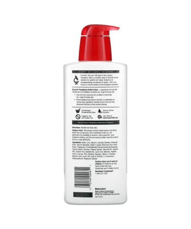 Eucerin Roughness Relief Lotion - Fragrance Free, 16.9 fl oz (500 ml) | Soothes & Smooths Dry Skin - Buy Online on GoSupps.com