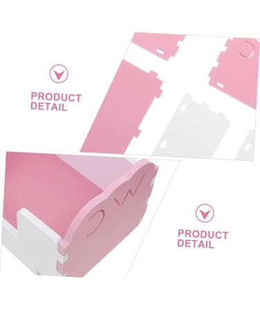 Kisangel 1pc Hamster Toilet Chinchilla Bath Hamster Pee Training Small Animal Bathtub Hamster Potty PVC 15x10cm Pink - Buy Online on GoSupps.com