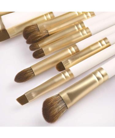 OXOAMP Makeup Brush 13 Makeup Brushes Synthetic Concealer Foundation Eye Shadow With White Gold Tapered Handle Makeup Foundation Brushes - Buy Online on GoSupps.com