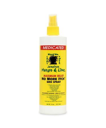 Jamaican Mango No More Itch Gro Spray  Maximum  16 oz (VI-Z8XF-SRUF)