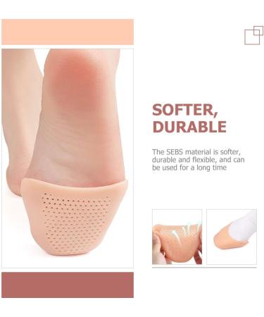 Beaupretty 12 Pairs Toe Protector Toe Pouches Ballet Toe Cover Ballet Pointe Toe Covers for Women Professional Toe Guards Shoe Inserts for Heels Toe Wrapped Protector Dance Mat Sebs High Heel As Shownx4pcs 10x9cmx4pcs - Buy Online on GoSupps.com