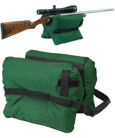 Front Shooter's Unfilled Gun Rest Sand Bags for Steady Rifle Shooting - Green - Buy Online on GoSupps.com