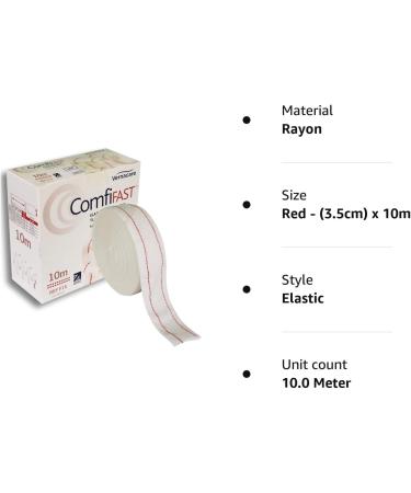 Comfifast Elasticated Tubular Stretch Viscose Bandage - Small Limbs Red Line 3.5cm - 10m Roll - Buy Online on GoSupps.com