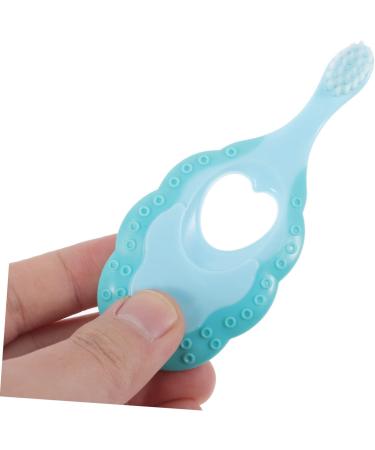 Minkissy Baby Toothbrush Set - 4 Pieces Newborn & Children's Travel Toothbrushes Bite Toys for Dental Care Beautiful Teeth Cleaning Tools - Buy Online on GoSupps.com