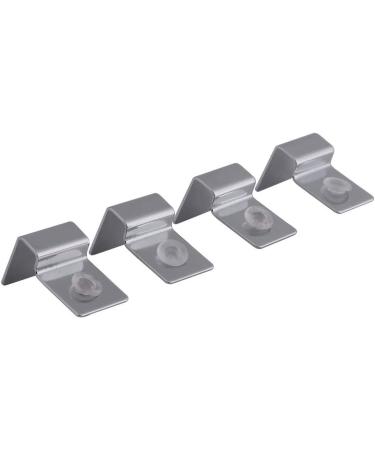 Stainless Steel Aquarium Glass Cover Support - 4 pcs, Anti-Slip, Universal Lid Clips 8mm - Buy Online on GoSupps.com