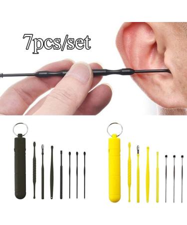 Stainless Steel Ear Cleaning Kit - 6/7pcs Earwax Removal Tools (Color A3) - Buy Online on GoSupps.com