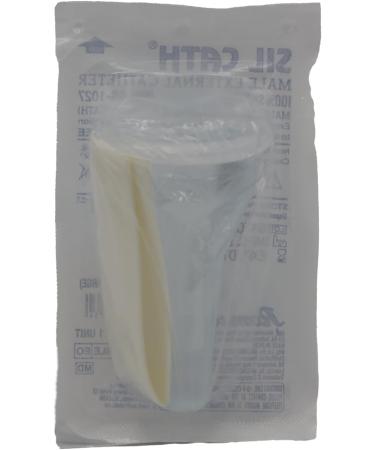 25-Units Silicone Urinal Bag Male External Catheter Single use with Adhesive Strip (Large 30 mm 1.2 Inches) - Buy Online on GoSupps.com