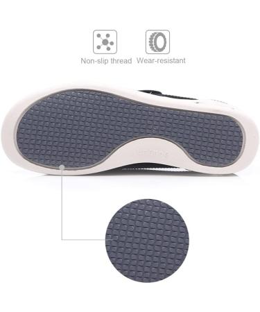 Yytcsjz Women's Diabetic Shoes | Adjustable Wide Width Lightweight Sneakers for Edema Swollen Feet | Orthopedic Shoes for Plantar Fasciitis | Size 6.5, Black - Buy Online on GoSupps.com