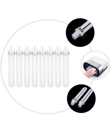 Lurrose 8Pcs Nail Lamp Bulbs Replacement 9W U-Shaped Tubes for UV Nail Art Dryer - International Shipping Available - Buy Online on GoSupps.com