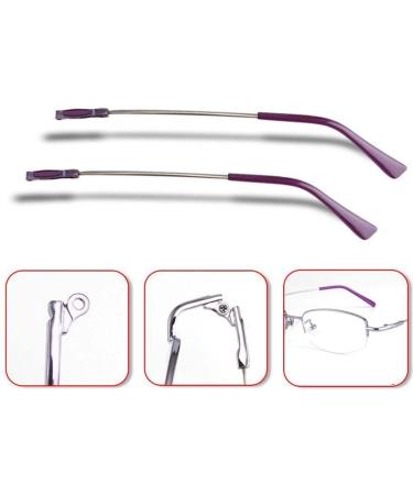 CASOTA Eyeglass Replacement Temples - 1 Pair Metal Arm Legs for Sunglasses - Purple Repair Parts for Eyewear - Buy Online on GoSupps.com