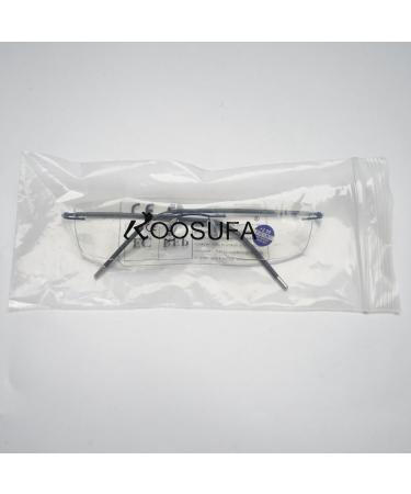 Koosufa Borderless Varifocal Reading Glasses - Progressive Multifocus Anti-Blue Light Frameless Design for Men & Women - Titanium Alloy - Shop Internationally - Buy Online on GoSupps.com