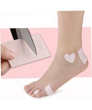 UKCOCO 50 Sheets Flannel Footsticker Shoe Pads Corn Cushions Glass Milk Bottle Forefoot Pads Feet Callus Pads Breathable Foot Pads Metatarsal Pads of Foot of Feet Care Pink Insole - Buy Online on GoSupps.com