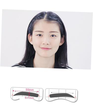 Didiseaon 96 Pairs 8 Eyeshadow Eyebrow Pattern Eyebrow Stencils Eyebrow Card Template Sticker Eyebrow Trimming mediumx3pcs As Shownx3pcs - Buy Online on GoSupps.com