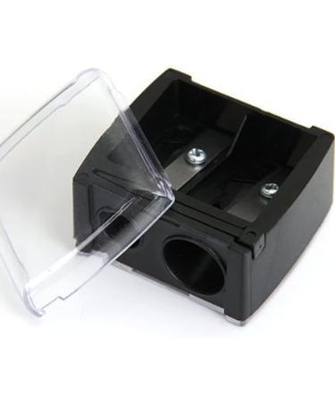 Dual Hole Eyeliner Sharpener with Cover - Portable Makeup Tool for Eyebrow and Eye Pencils - Buy Online on GoSupps.com