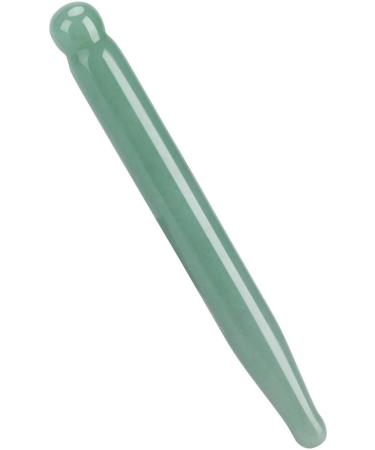 Natural Stone Gua Sha Scraping Massage Tool - Polished Quartz Stick for Health & Relaxation (Green) | International Shipping - Buy Online on GoSupps.com